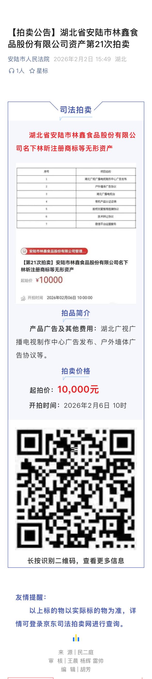 【拍卖公告】湖北省安陆市林鑫食品股份有限公司资产第21次拍卖.jpg